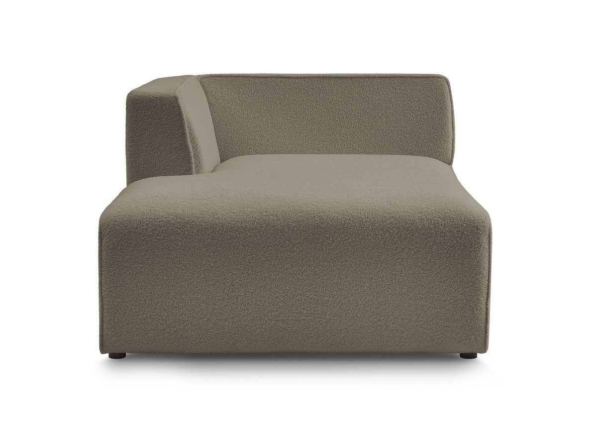 Méridienne pour canapé modulable MEGEVE tissu bouclette