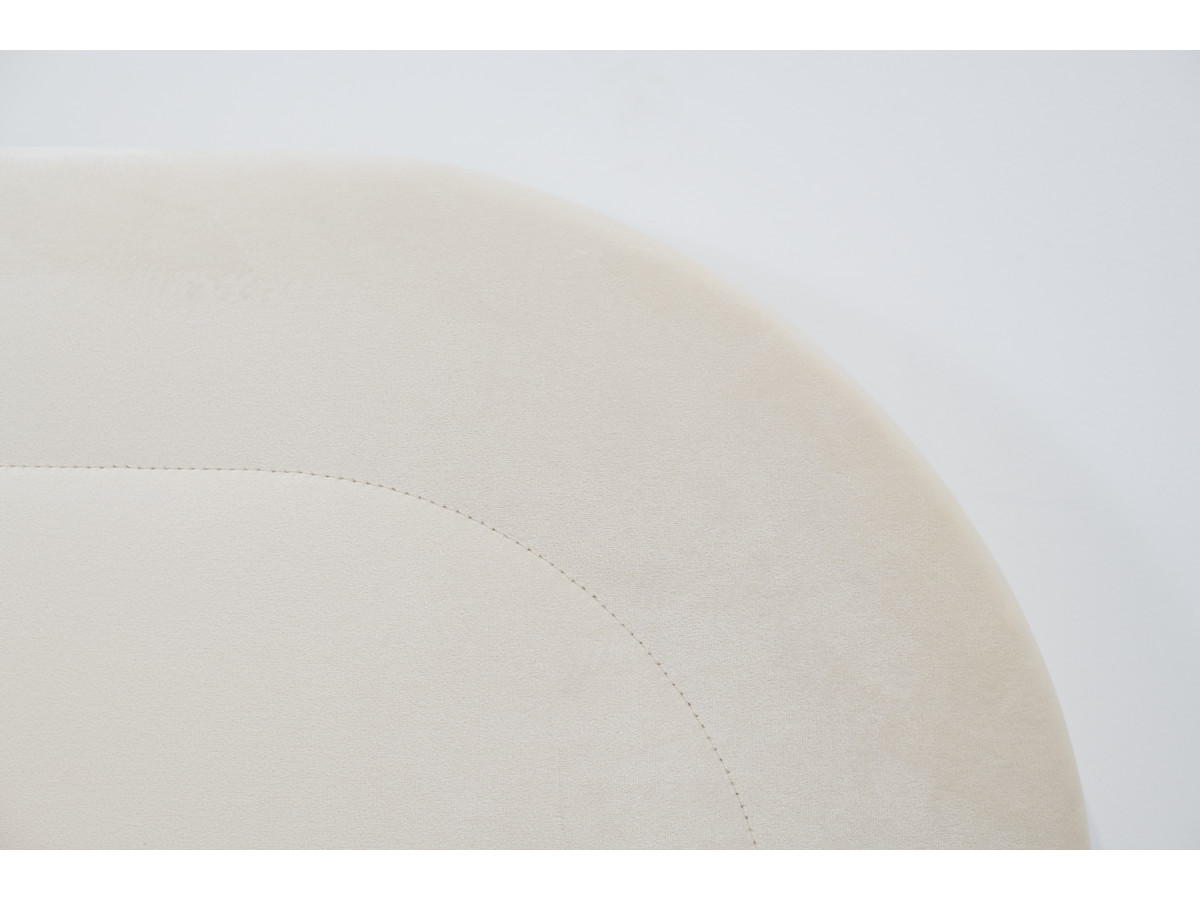 Lit coffre CASSIOPEE tissu velours lisse