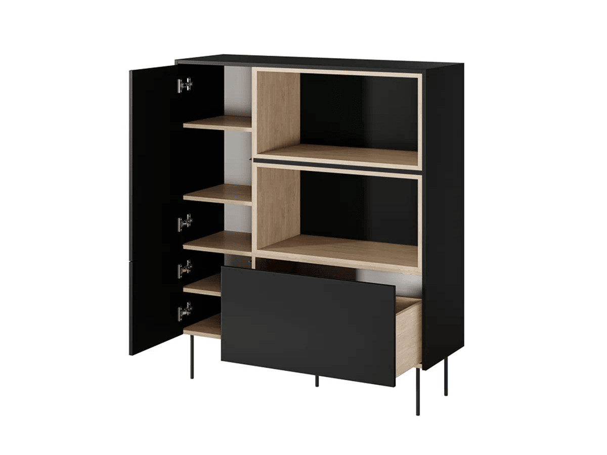 Buffet haut 2 portes 120 cm ATLAS avec niches