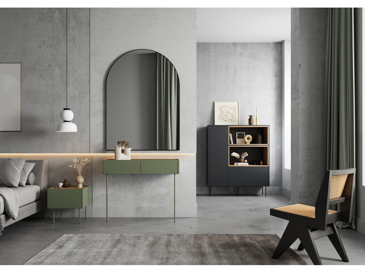 Buffet haut 2 portes 120 cm ATLAS avec niches