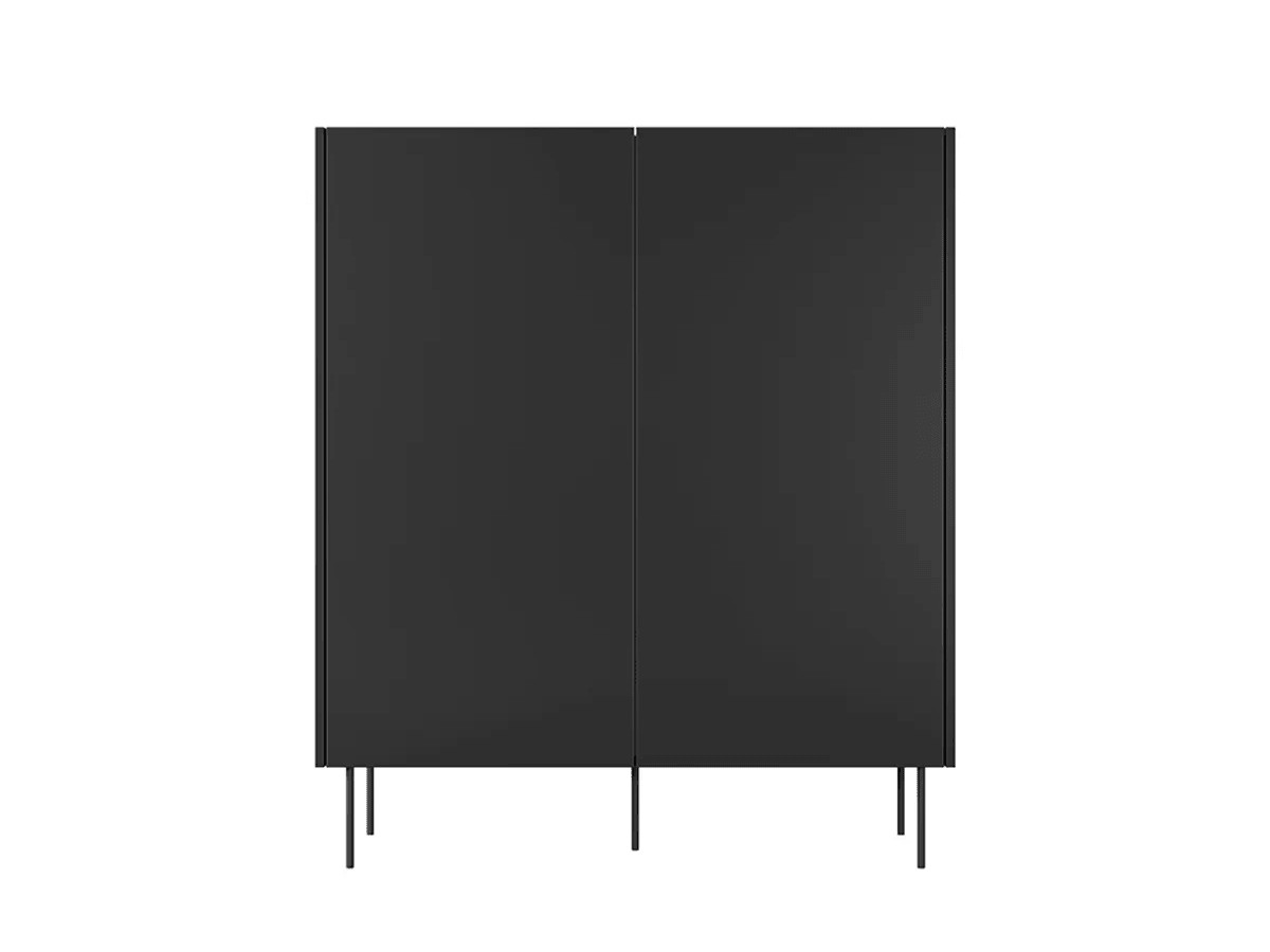 Buffet haut 2 portes 120 cm ATLAS noir — vue 6