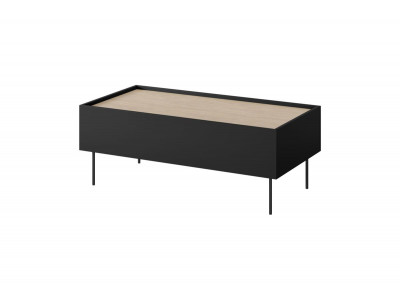 Table basse avec 2 tiroirs 120 cm ATLAS