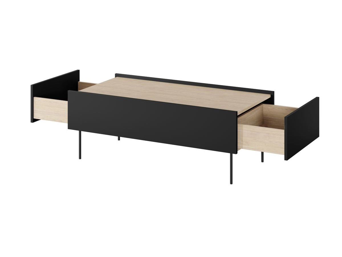 ATLAS salontafel met 2 lades 120 cm