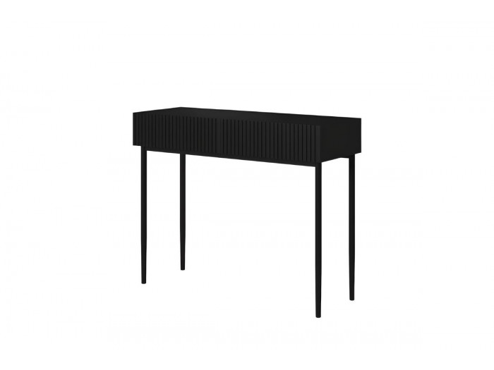 Console 2 tiroirs KASHA Pieds noir