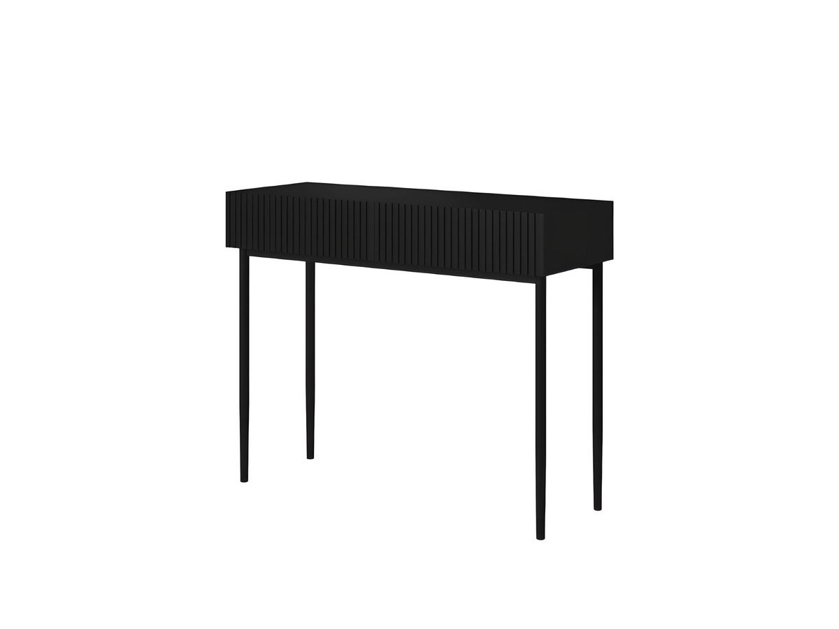 Console 2 tiroirs KASHA Pieds noir