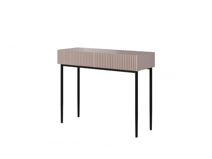 Console 2 tiroirs KASHA Pieds noir