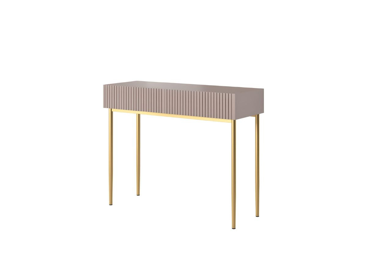 KASHA consoletafel met 2 laden en gouden poten