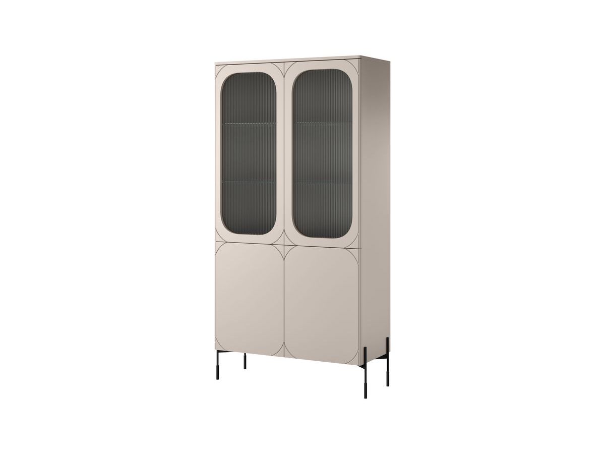 Rangement vitrine H.200 cm 2 portes TANYA