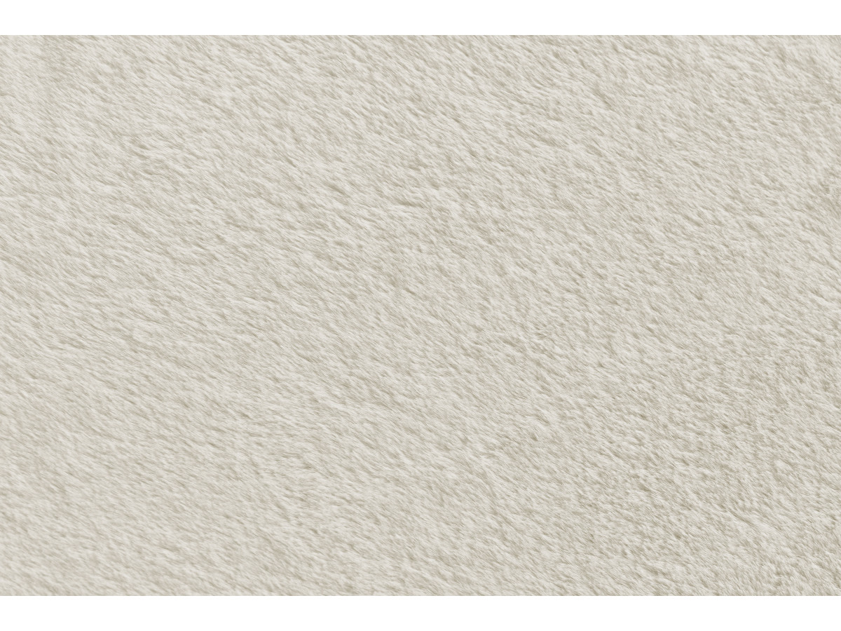 Pouf ultra moelleux MERIBEL tissu imitation fourrure