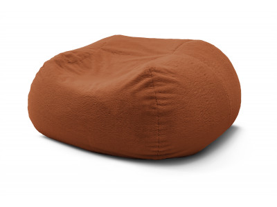 Pouf ultra moelleux MERIBEL tissu imitation fourrure