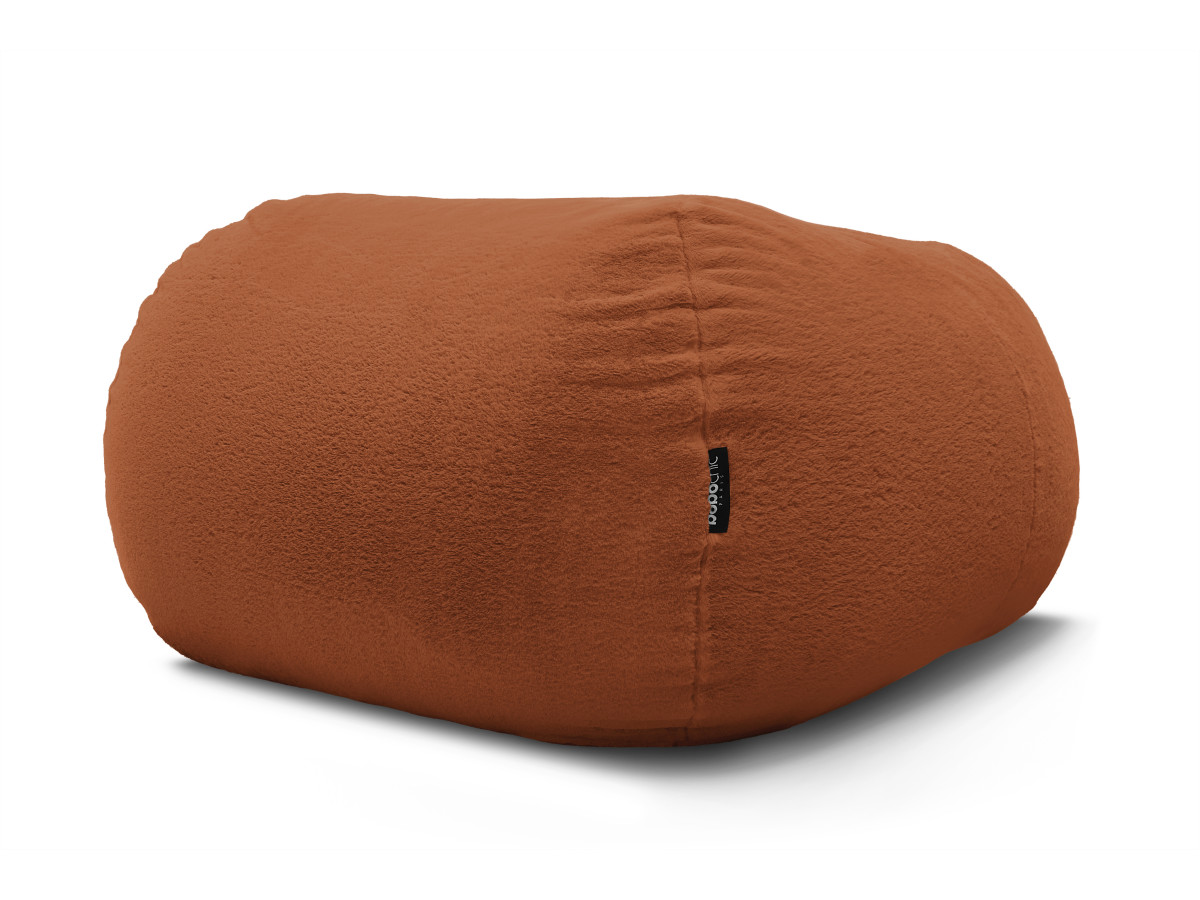 Pouf ultra moelleux MERIBEL tissu imitation fourrure