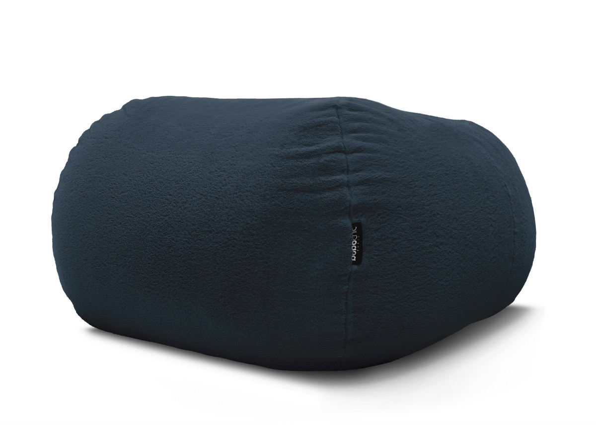 Pouf ultra moelleux MERIBEL tissu imitation fourrure