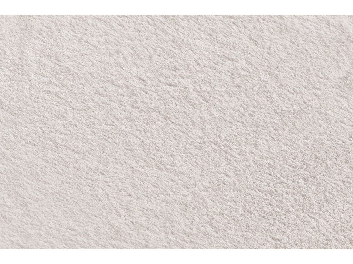 Pouf ultra moelleux MERIBEL tissu imitation fourrure