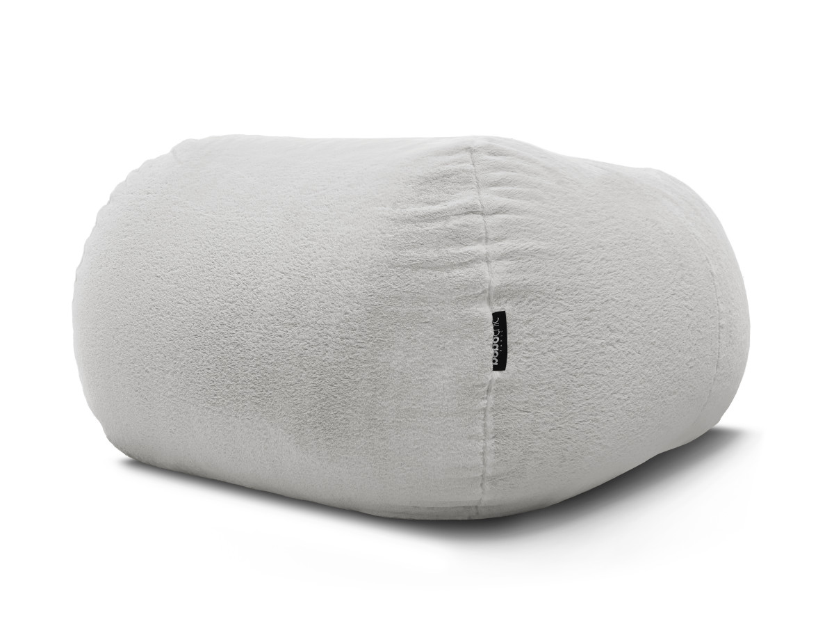 Pouf ultra moelleux MERIBEL tissu imitation fourrure