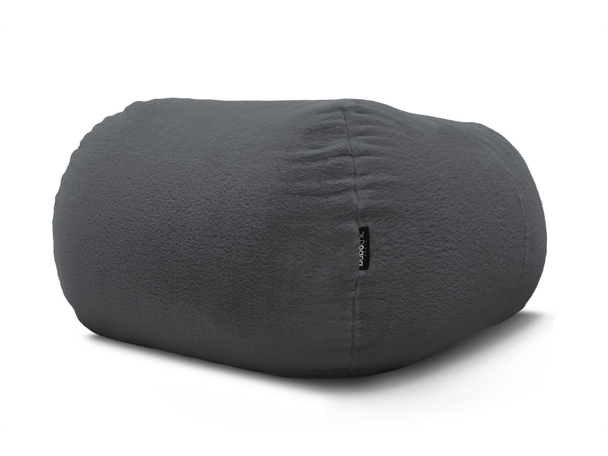 Pouf ultra moelleux MERIBEL tissu imitation fourrure