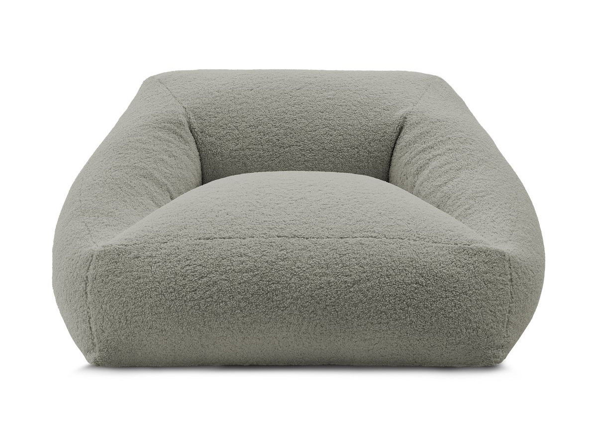 Pouf ultra moelleux LILIBET tissu bouclette