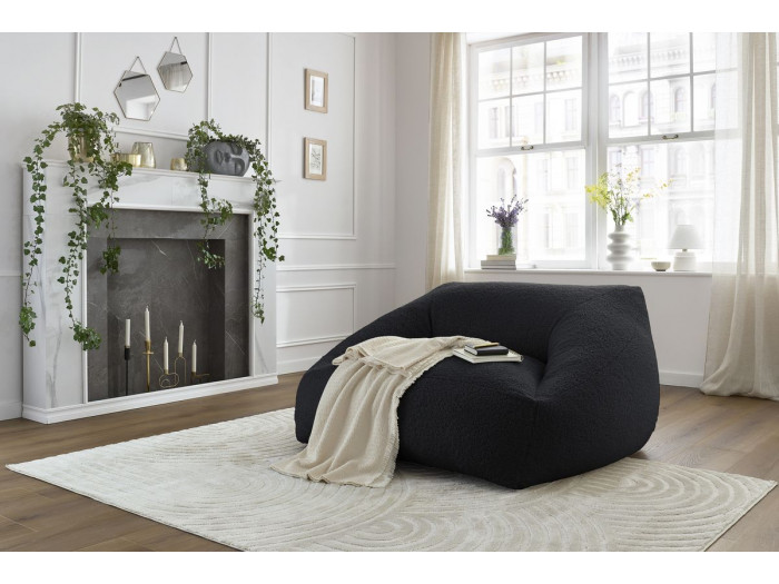 Fauteuil LILIBET tissu bouclette