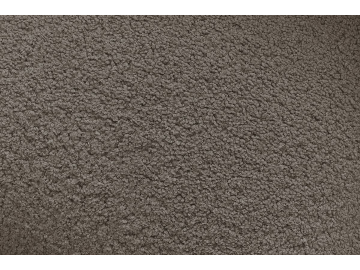 Canapé d'angle fixe EVEREST tissu chiné - Orange - Angle droit - 10 coussins