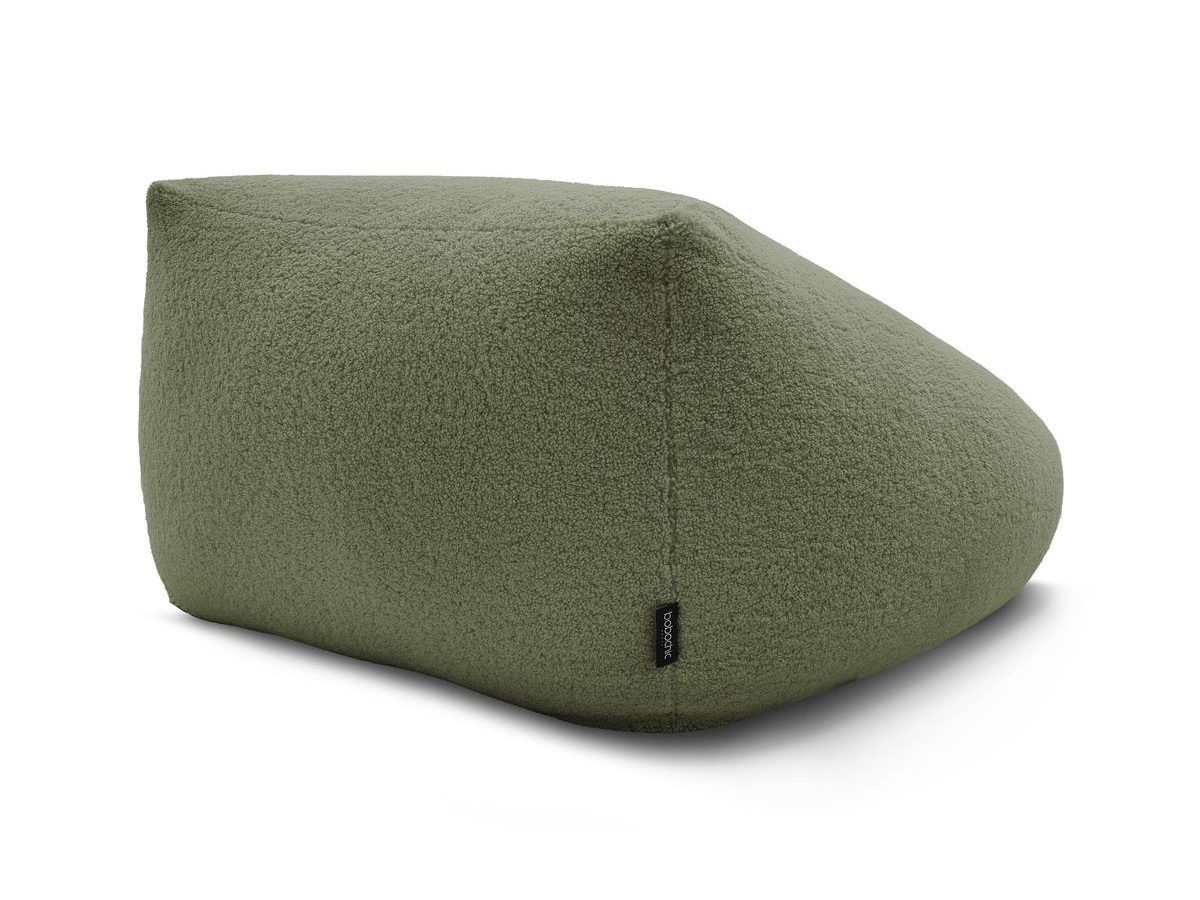 Pouf ultra moelleux LILIBET tissu bouclette