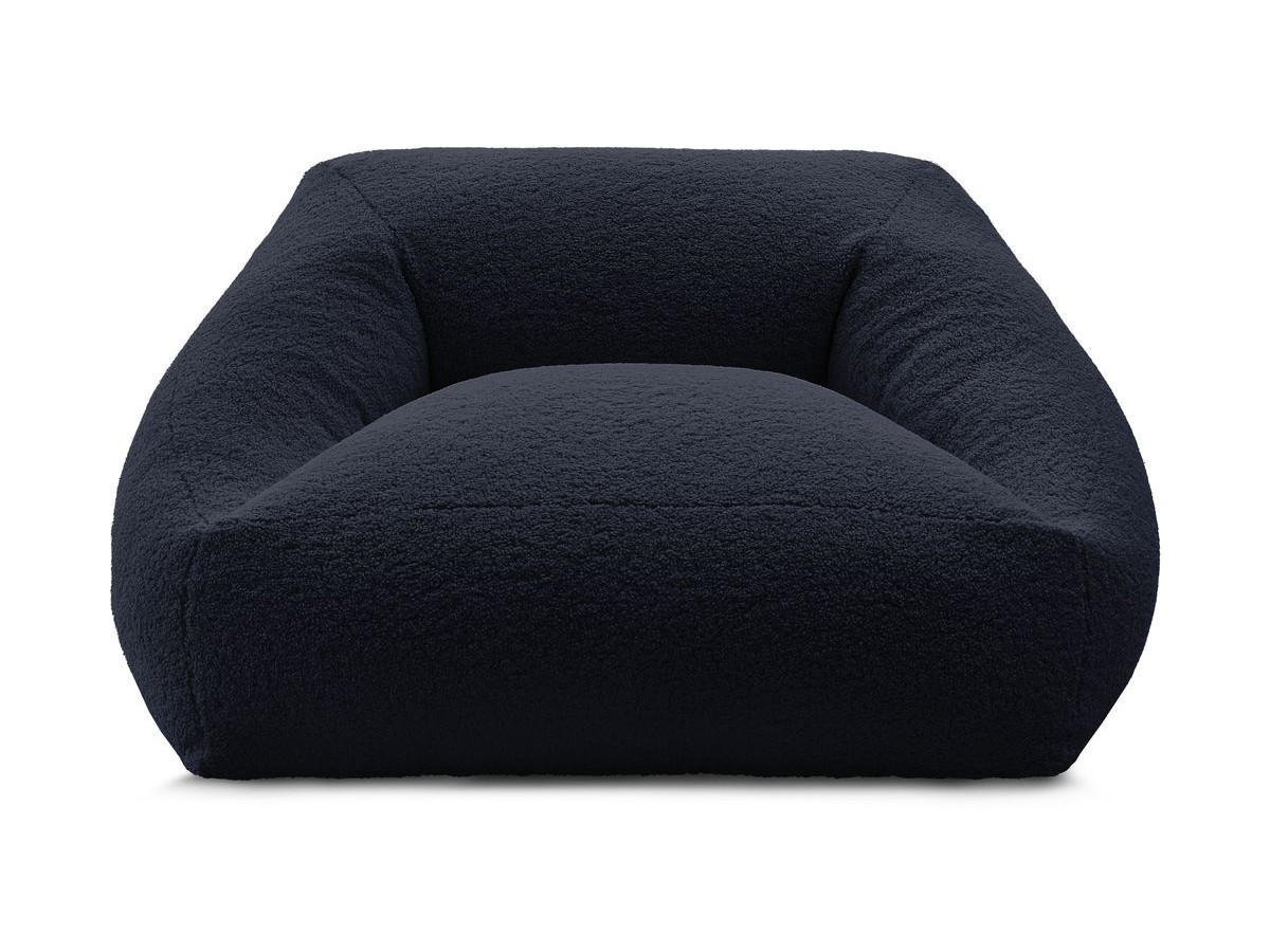 Pouf ultra moelleux LILIBET tissu bouclette