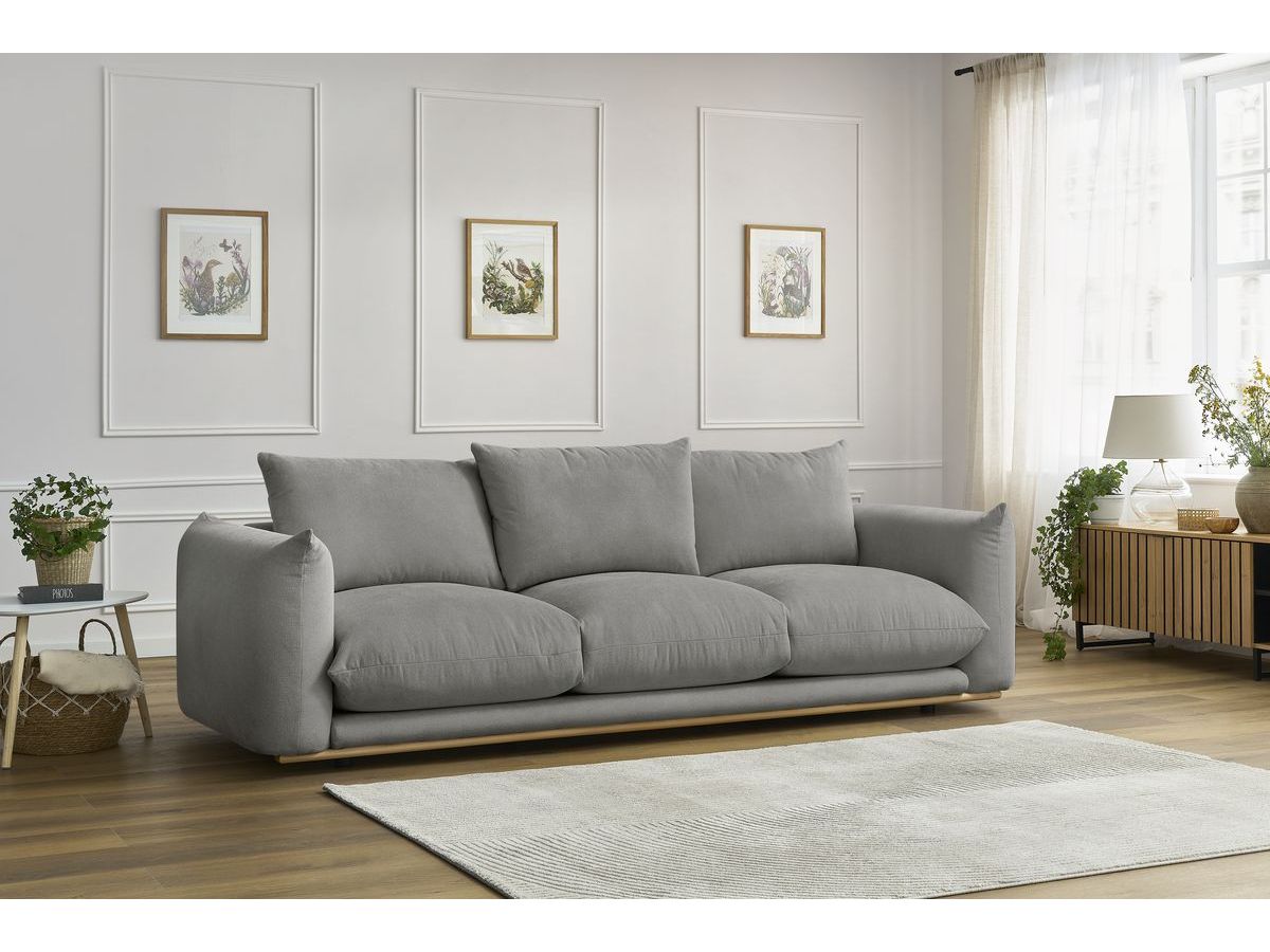 Canapé droit 3 places ERNEST gris foncé — vue 5