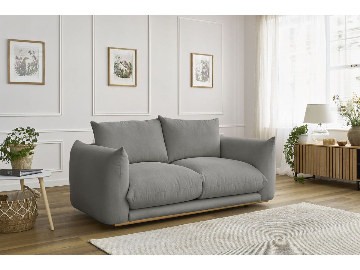 Canapé droit 2 places ERNEST gris foncé — vue 5