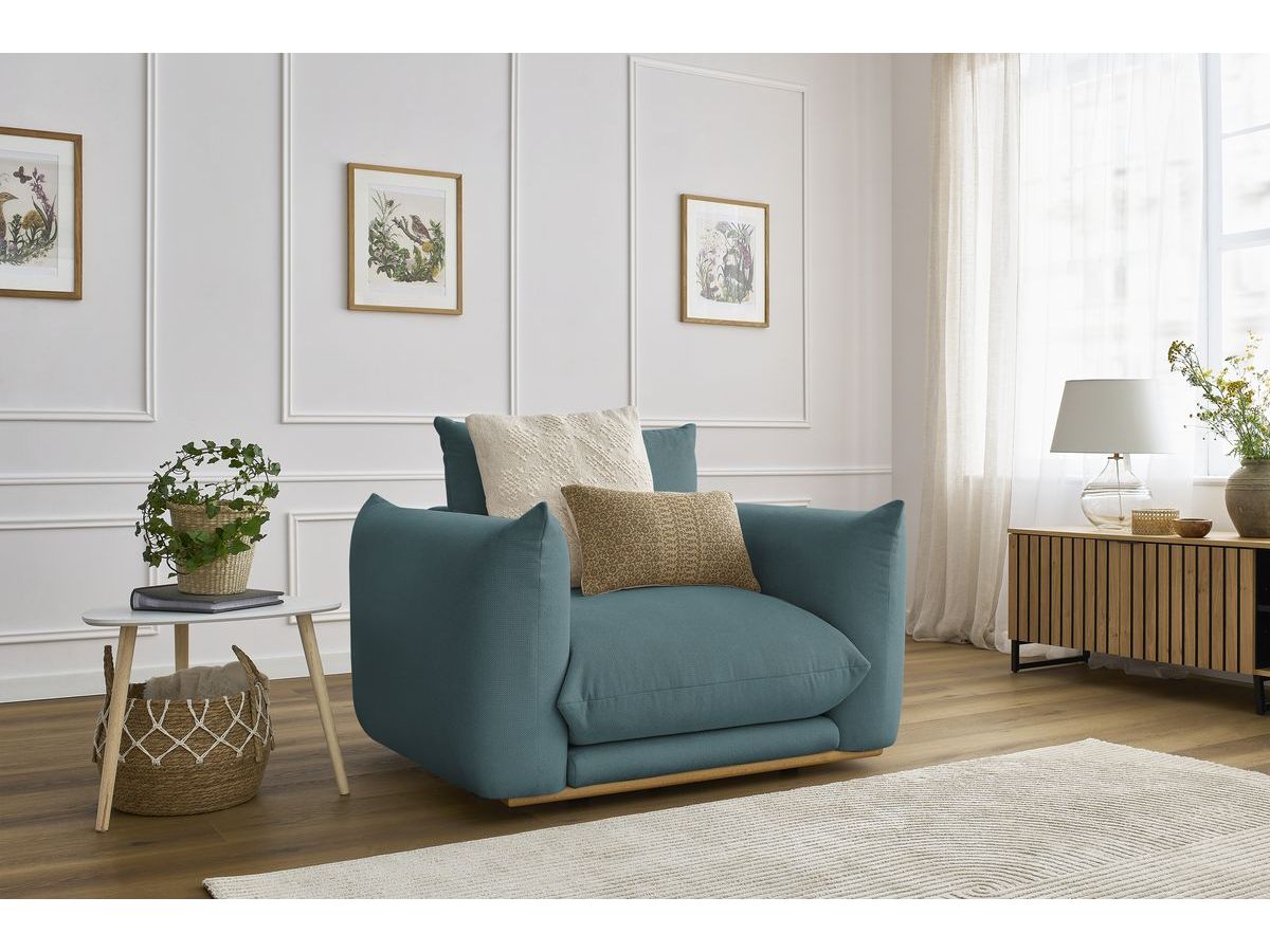 Fauteuil ERNEST bleu foncé