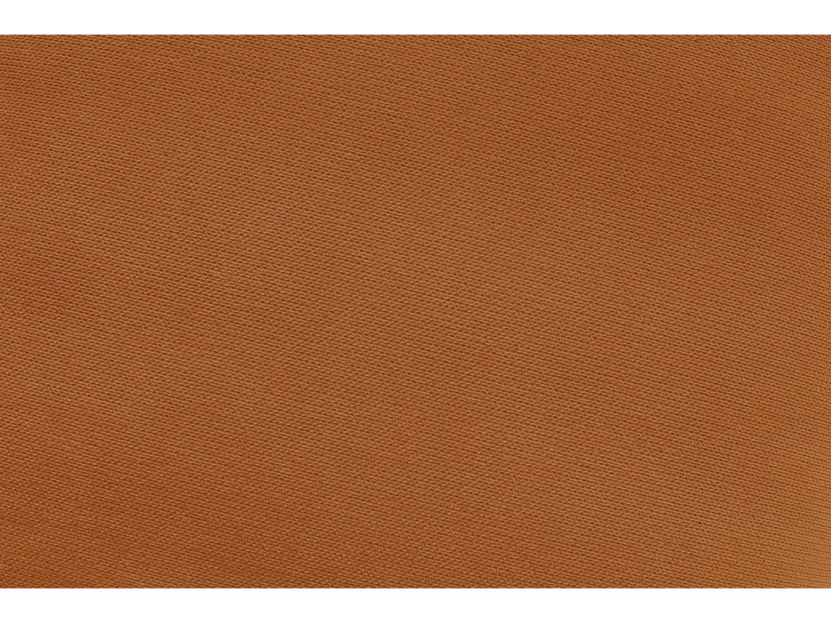 Canapé d'angle fixe EVEREST tissu chiné - Orange - Angle droit - 10 coussins