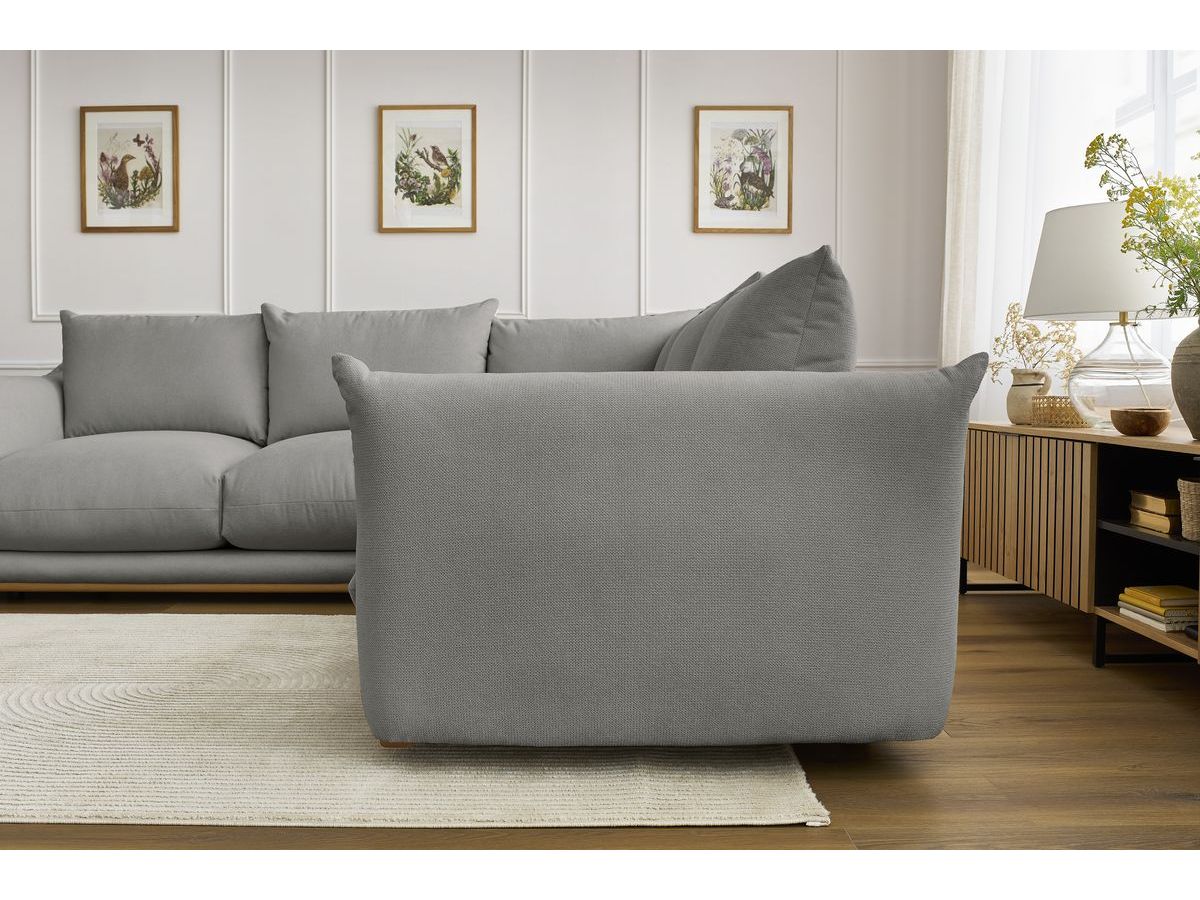 Canapé d'angle réversible ERNEST gris foncé — vue 5