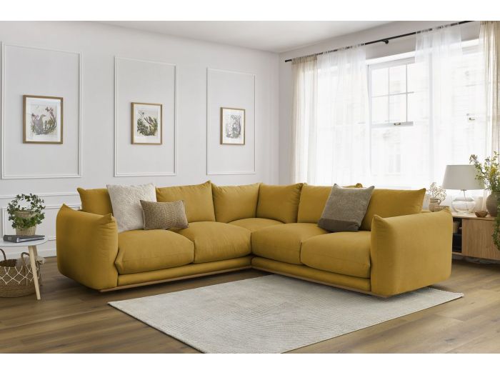Canapé d'angle réversible ultra moelleux ERNEST