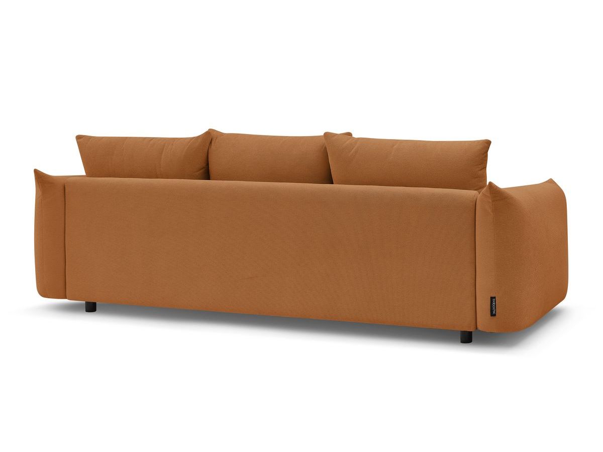 Canapé droit fixe 3 places ERNEST avec pouf
