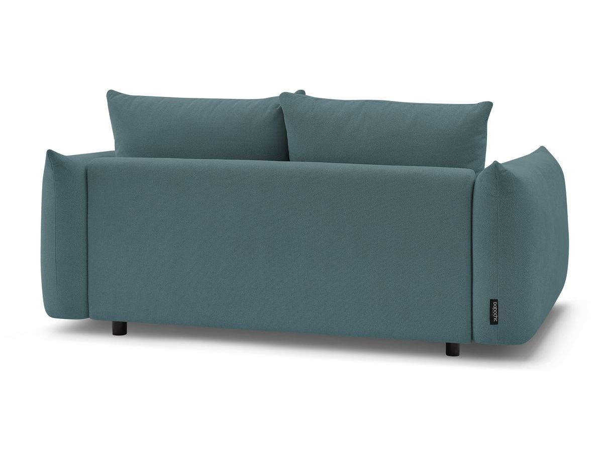 Canapé droit fixe 2 places ERNEST avec pouf