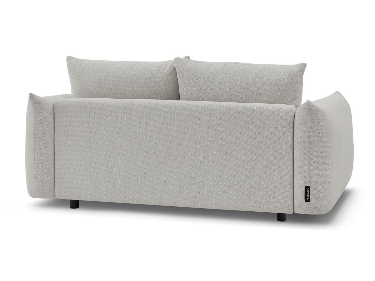 Canapé droit fixe 2 places ERNEST avec pouf