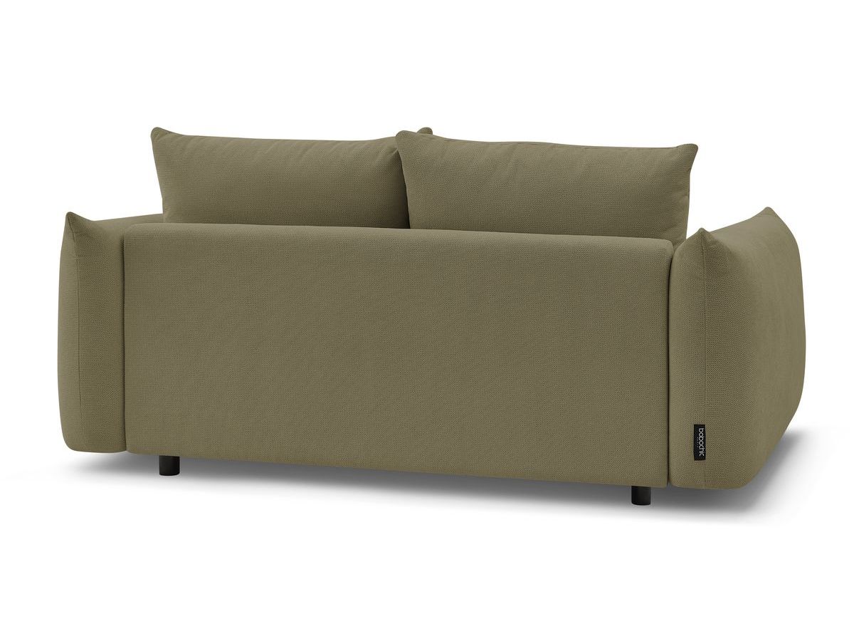 Canapé droit fixe 2 places ERNEST avec pouf