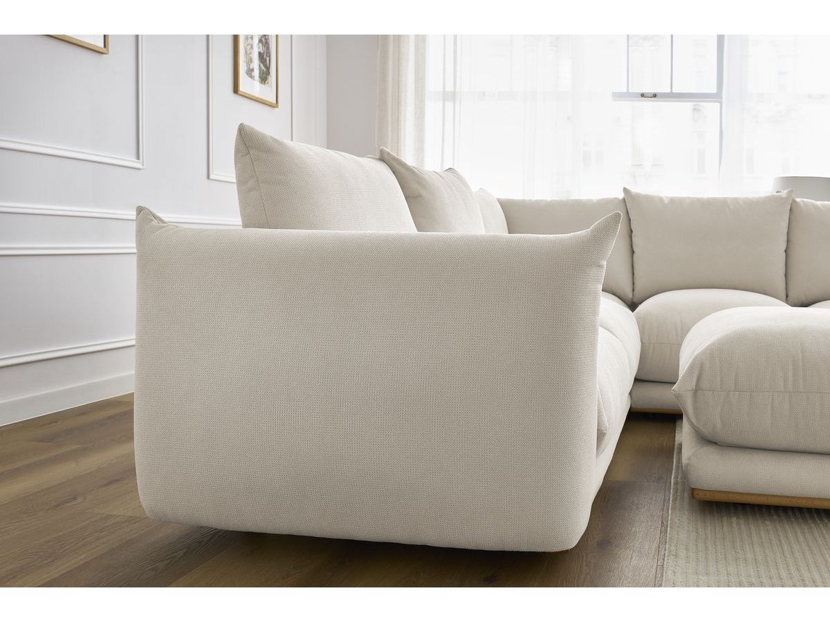Canapé d'angle réversible ERNEST avec pouf
