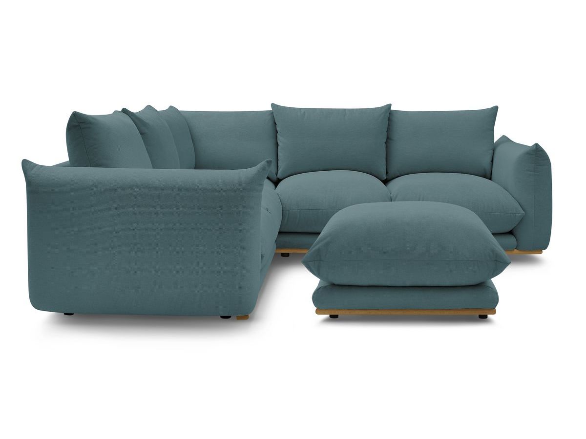 Canapé d'angle réversible ERNEST avec pouf
