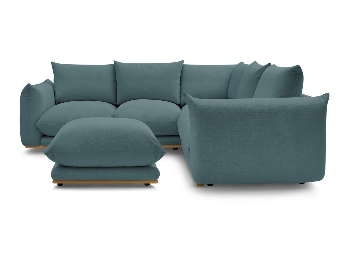 Canapé d'angle réversible ERNEST avec pouf