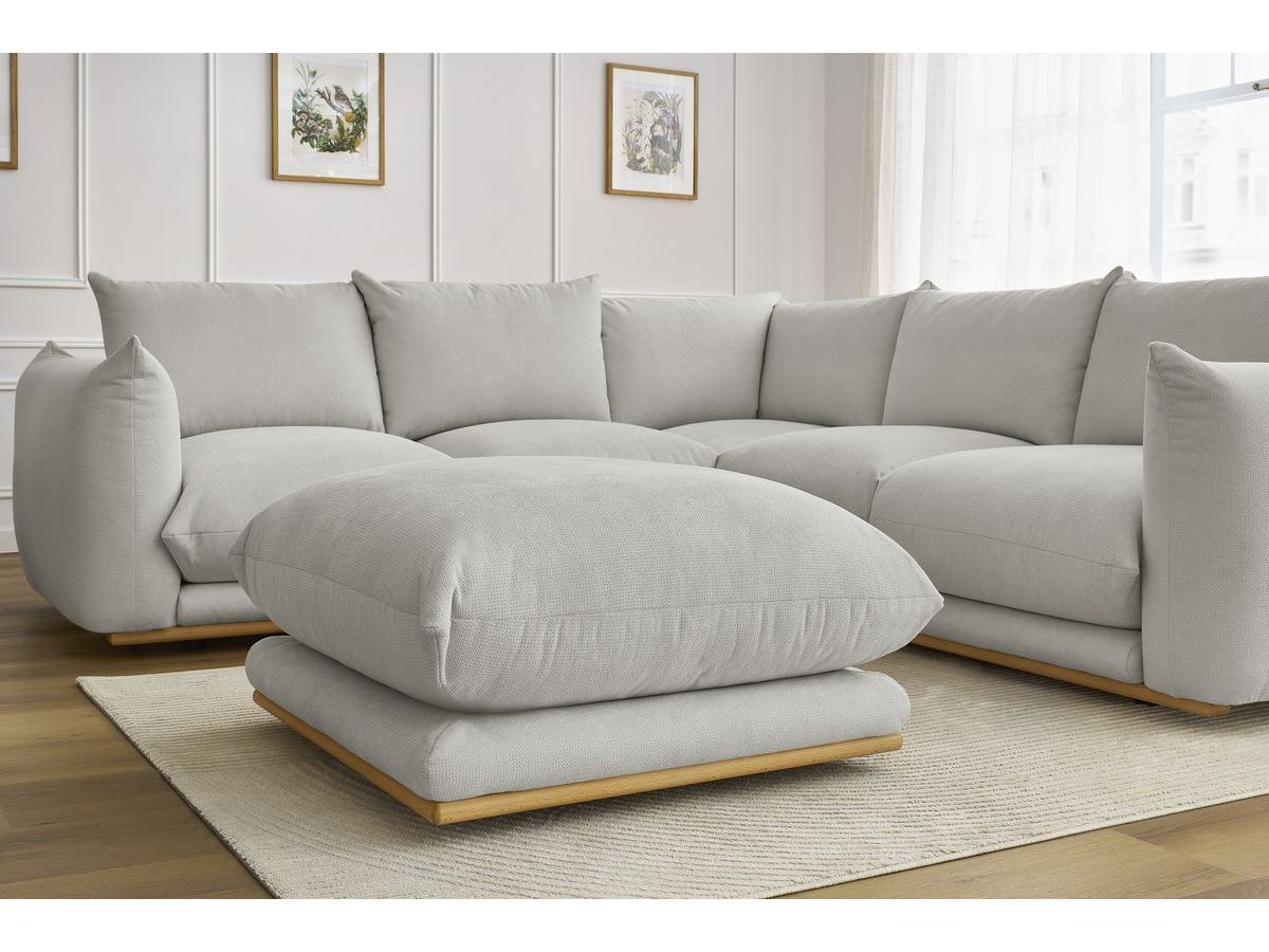 Canapé d'angle réversible ERNEST avec pouf