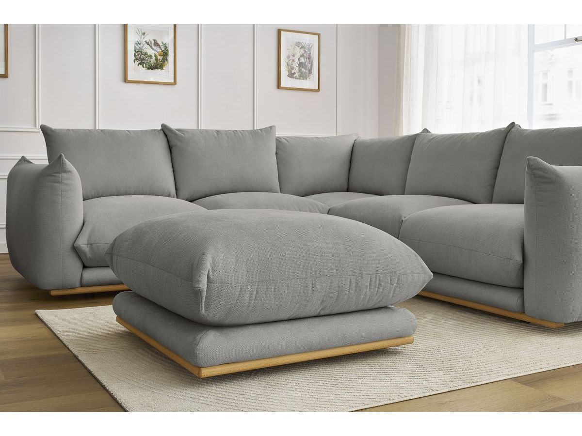 Canapé d'angle réversible ERNEST avec pouf
