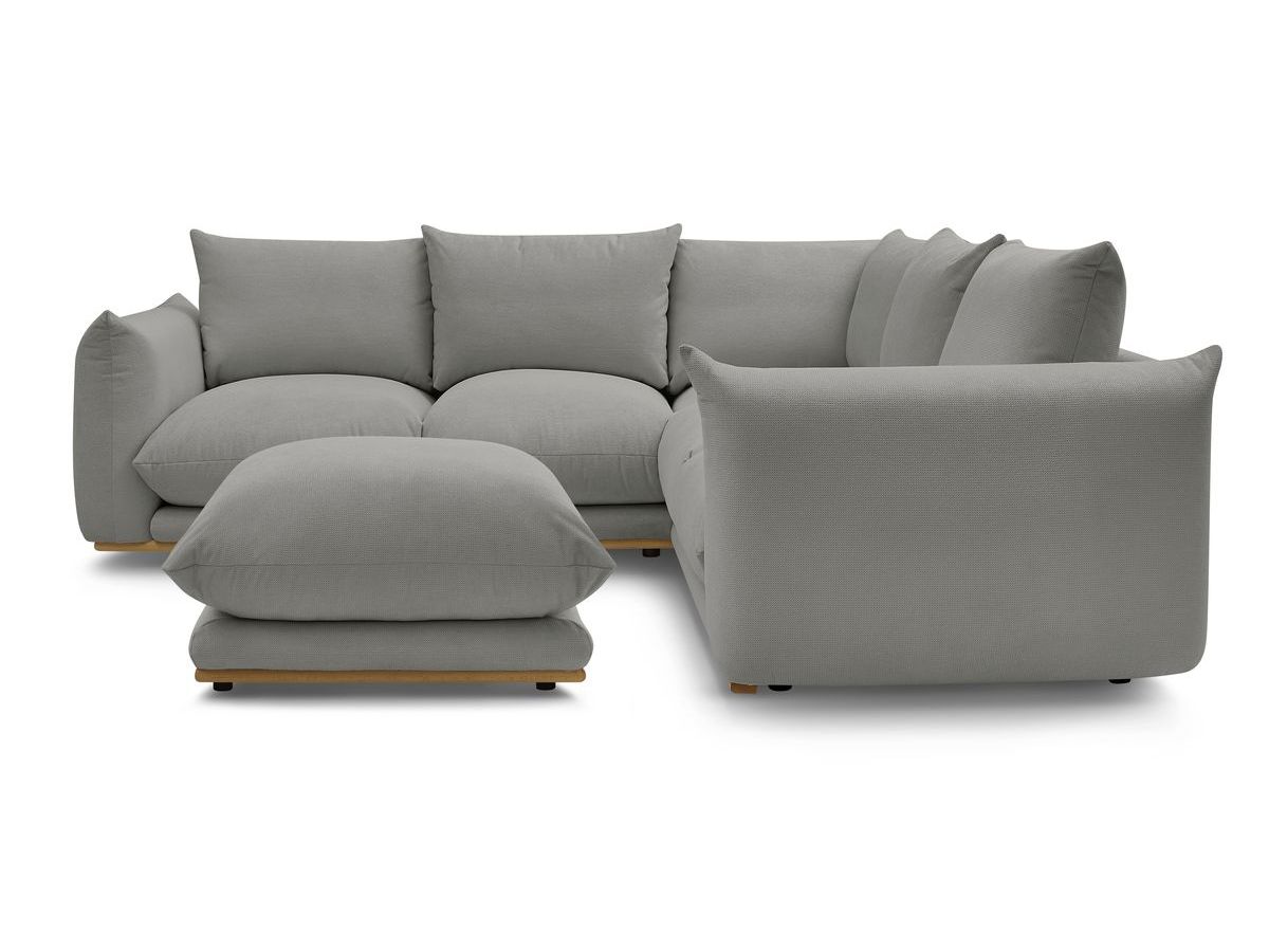 Canapé d'angle réversible ERNEST avec pouf