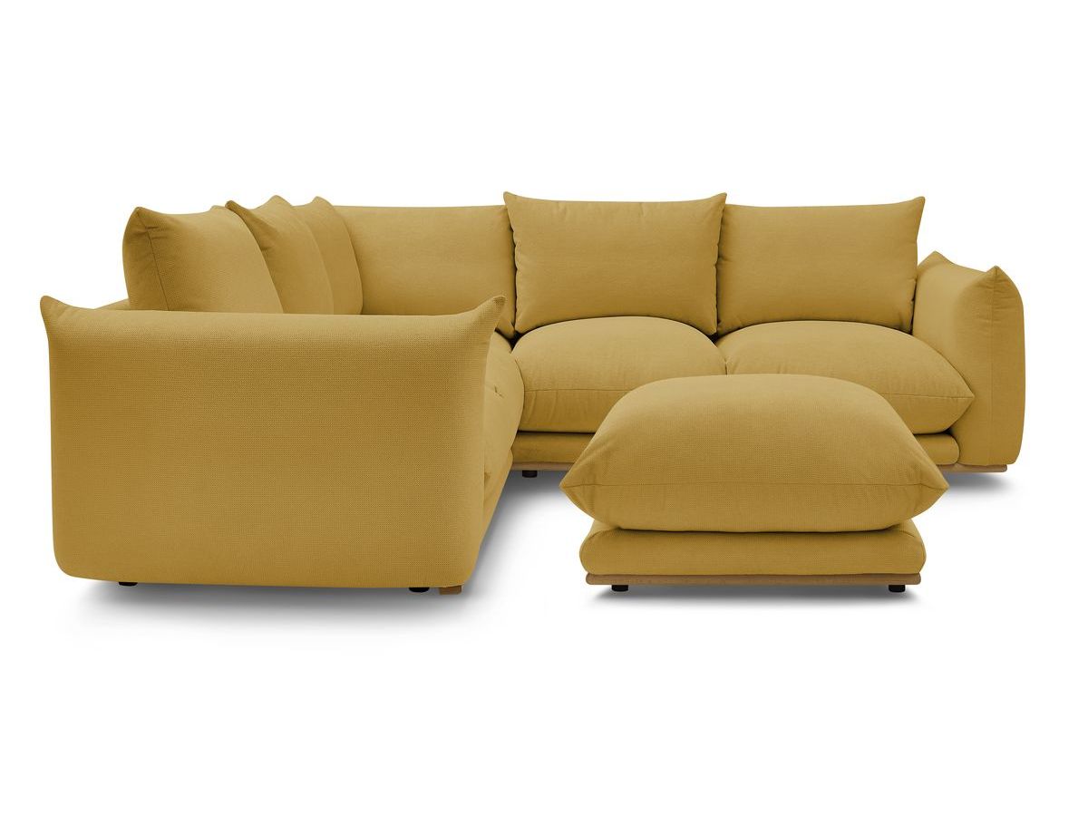 Canapé d'angle réversible ERNEST avec pouf