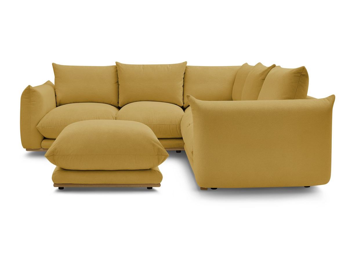 Canapé d'angle réversible ERNEST avec pouf