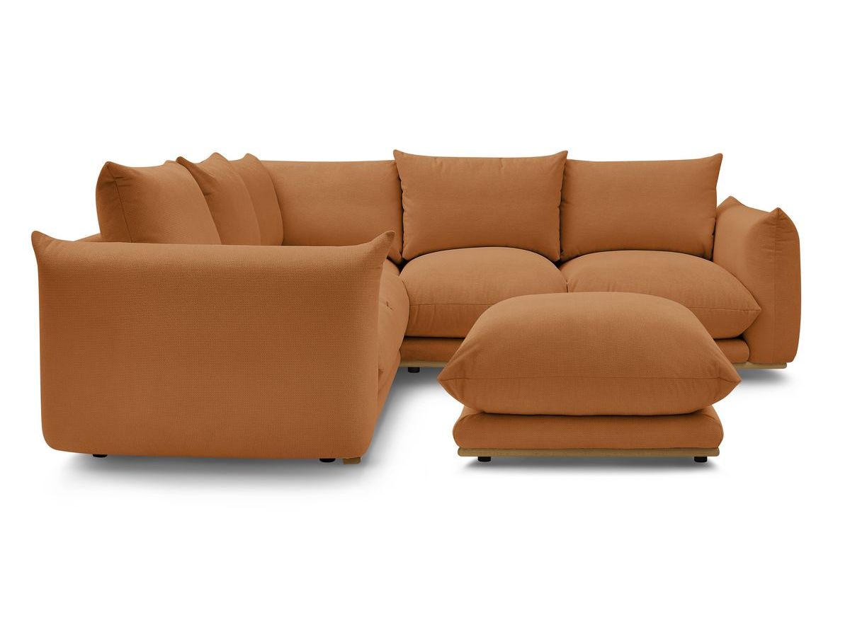 Canapé d'angle réversible ERNEST avec pouf