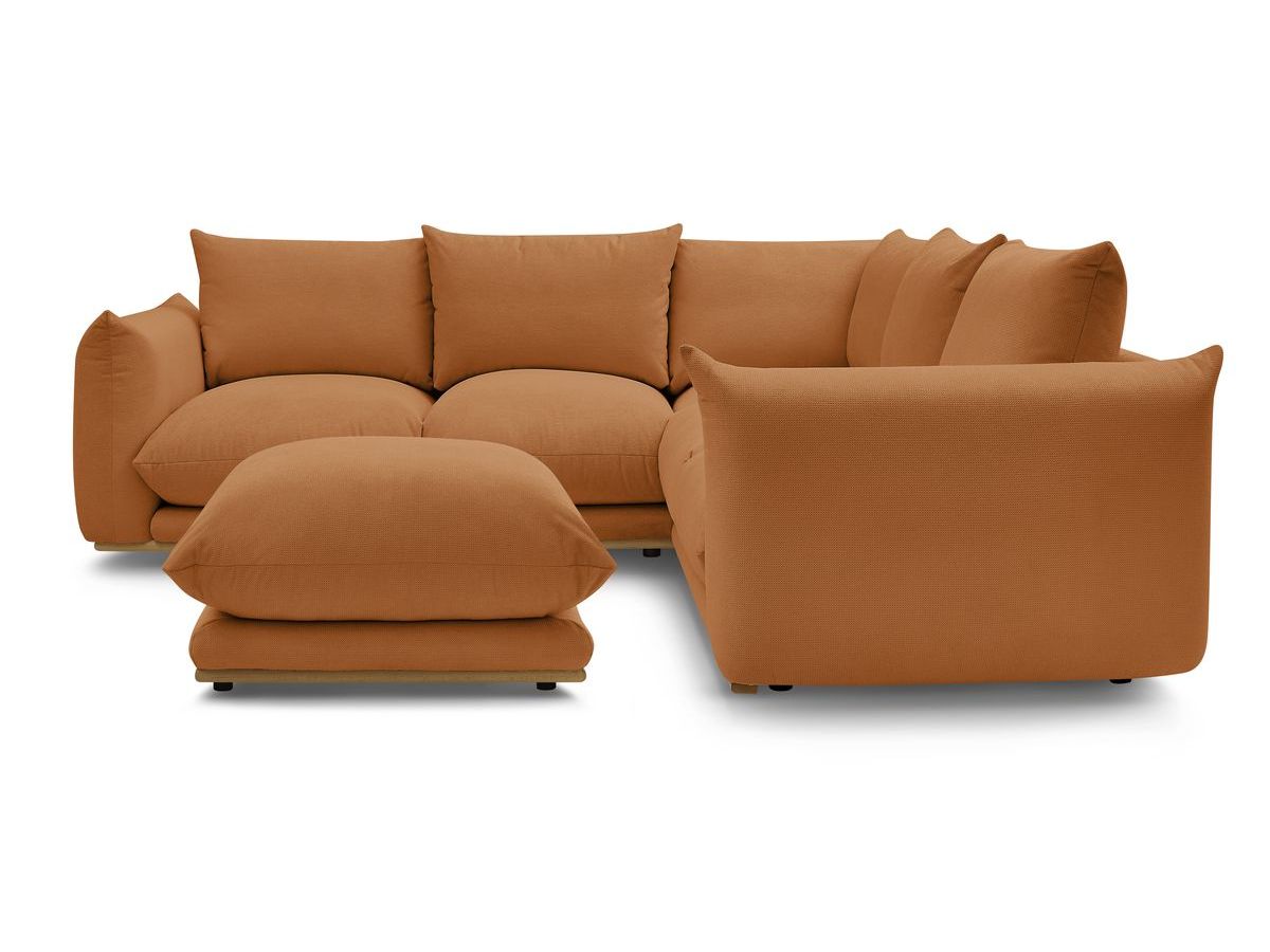 Canapé d'angle réversible ERNEST avec pouf