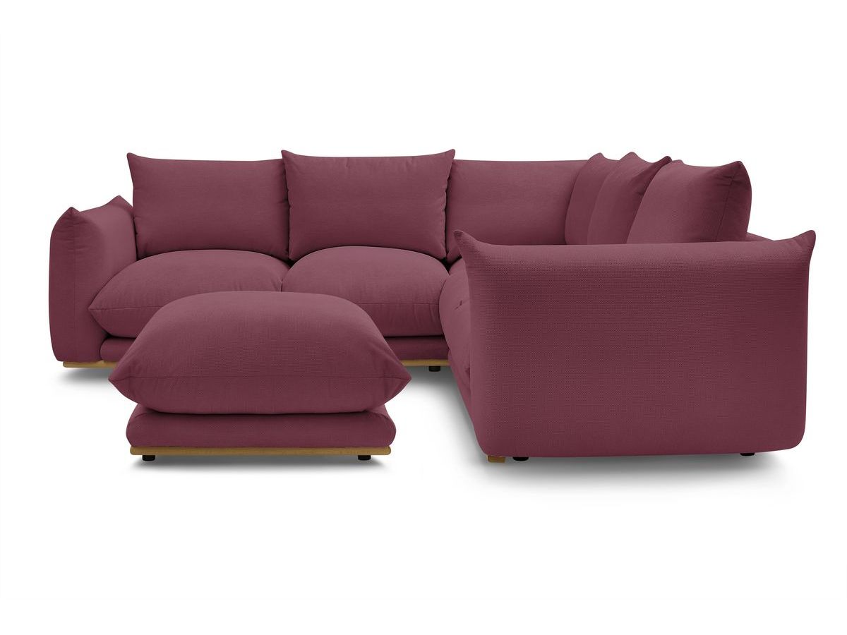 Canapé d'angle réversible ERNEST avec pouf