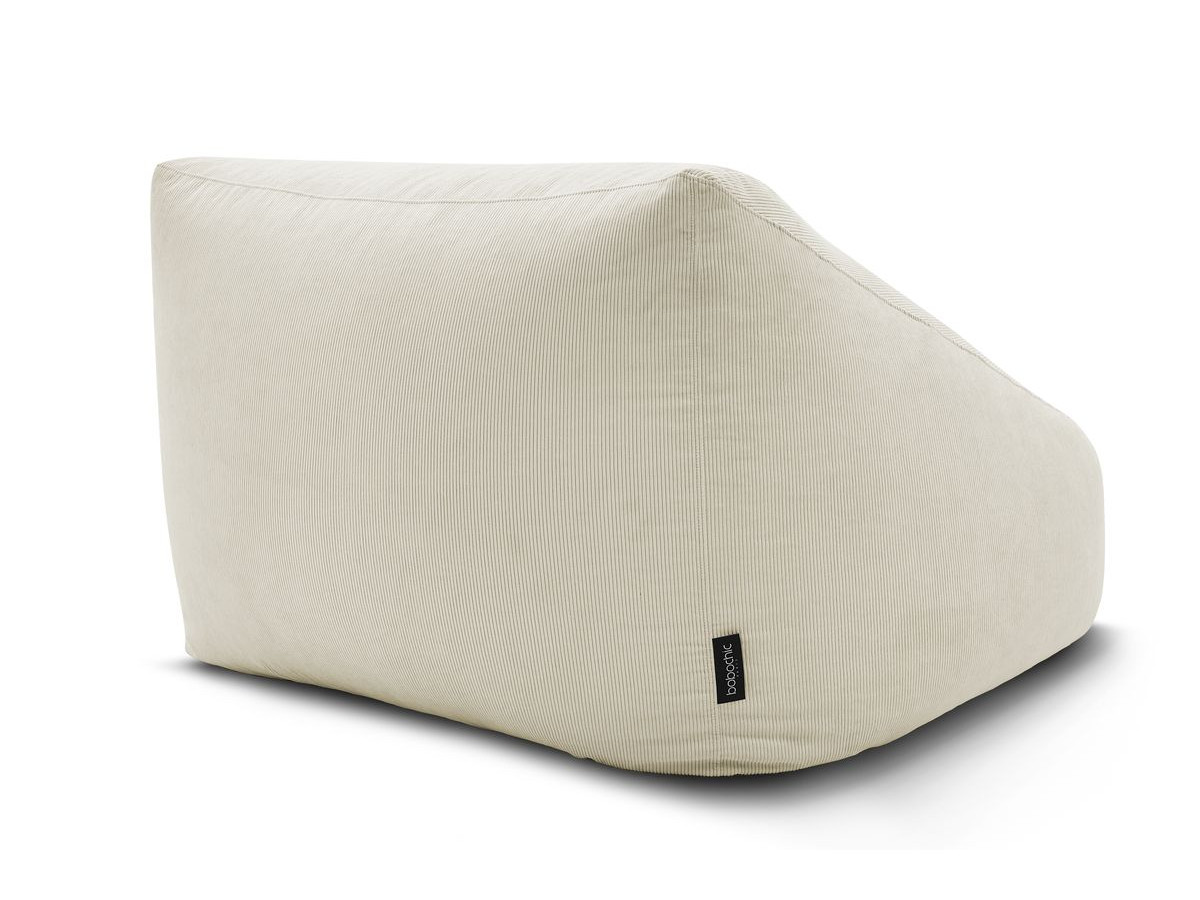 Pouf ultra moelleux LILIBET velours côtelé