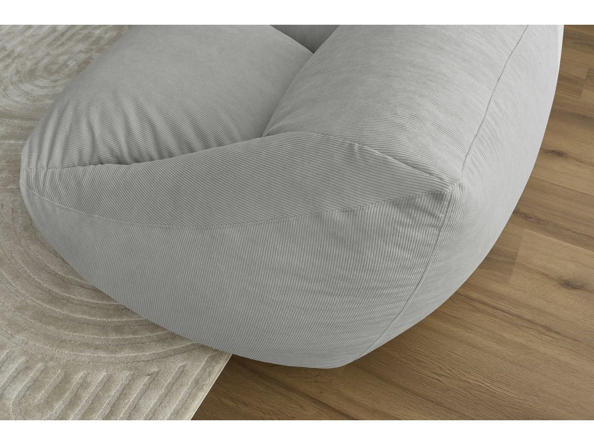 Ultrazachte LILIBET corduroy poef
