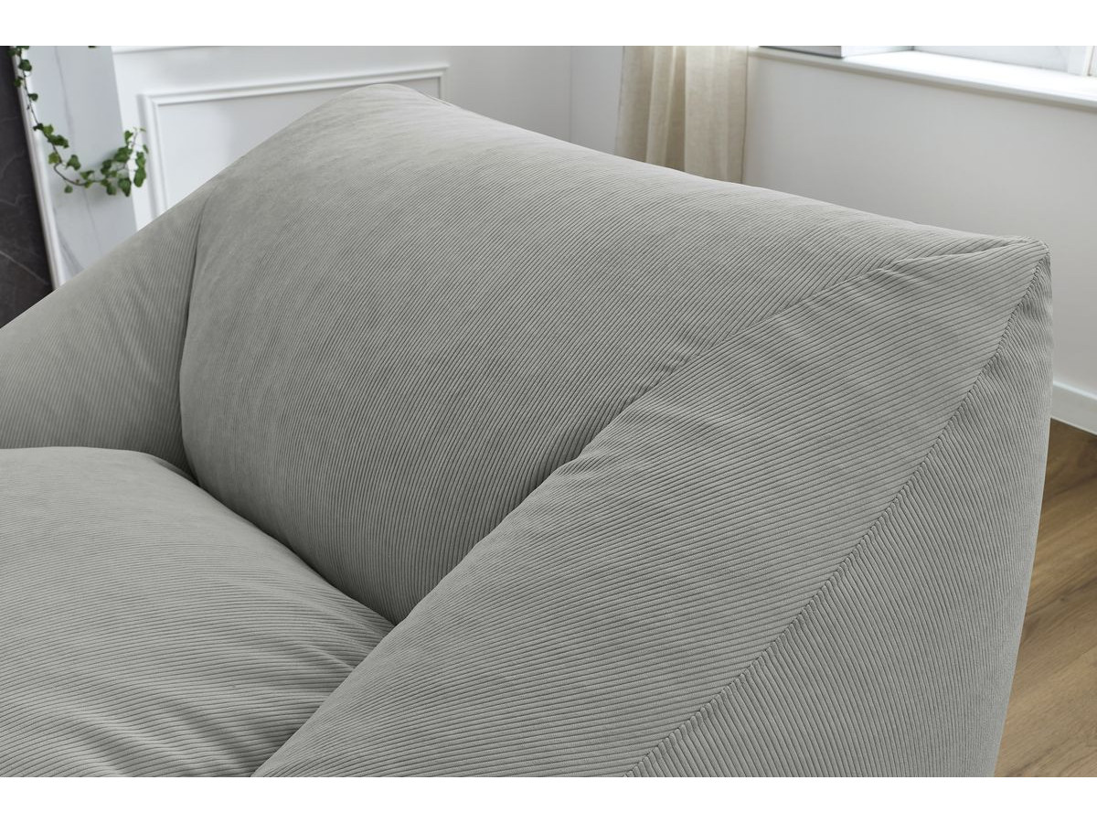 Ultrazachte LILIBET corduroy poef