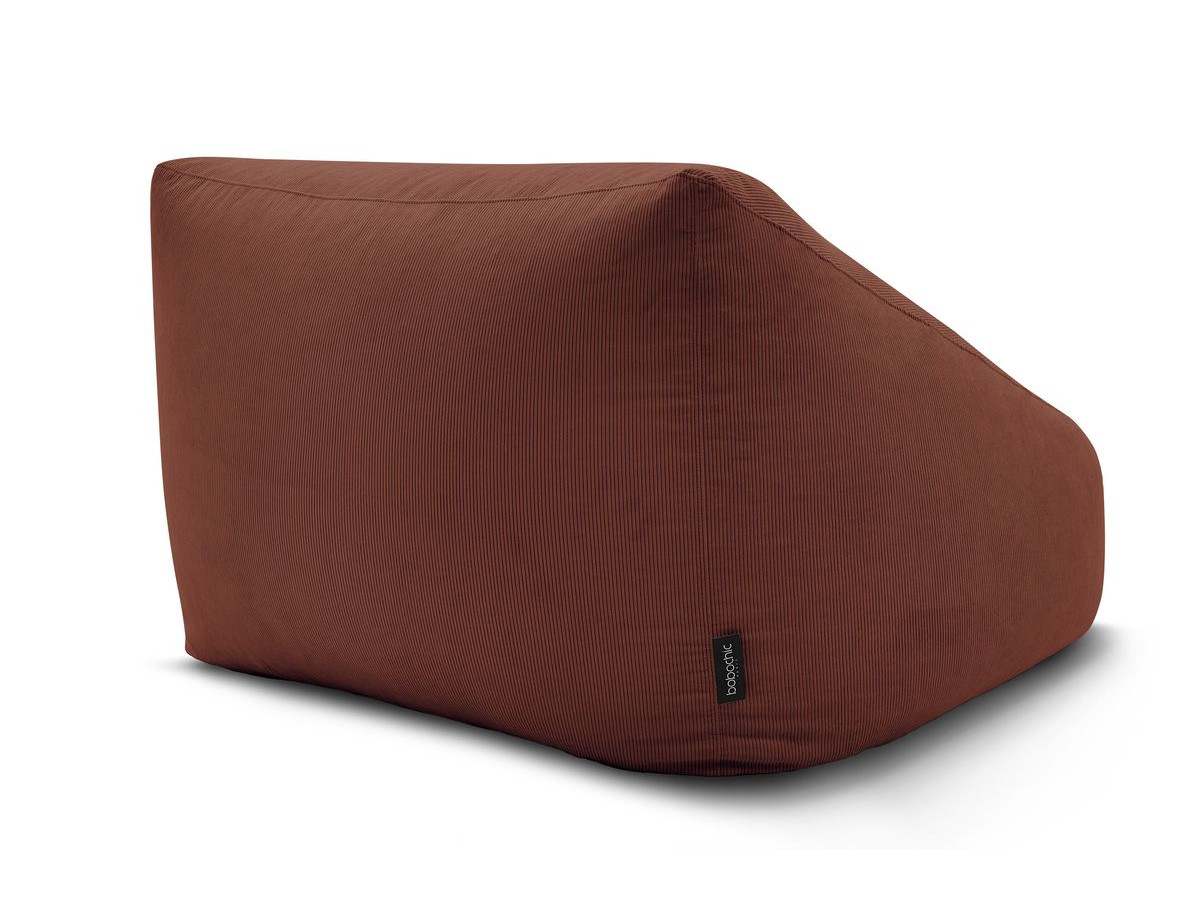 Pouf ultra moelleux LILIBET velours côtelé