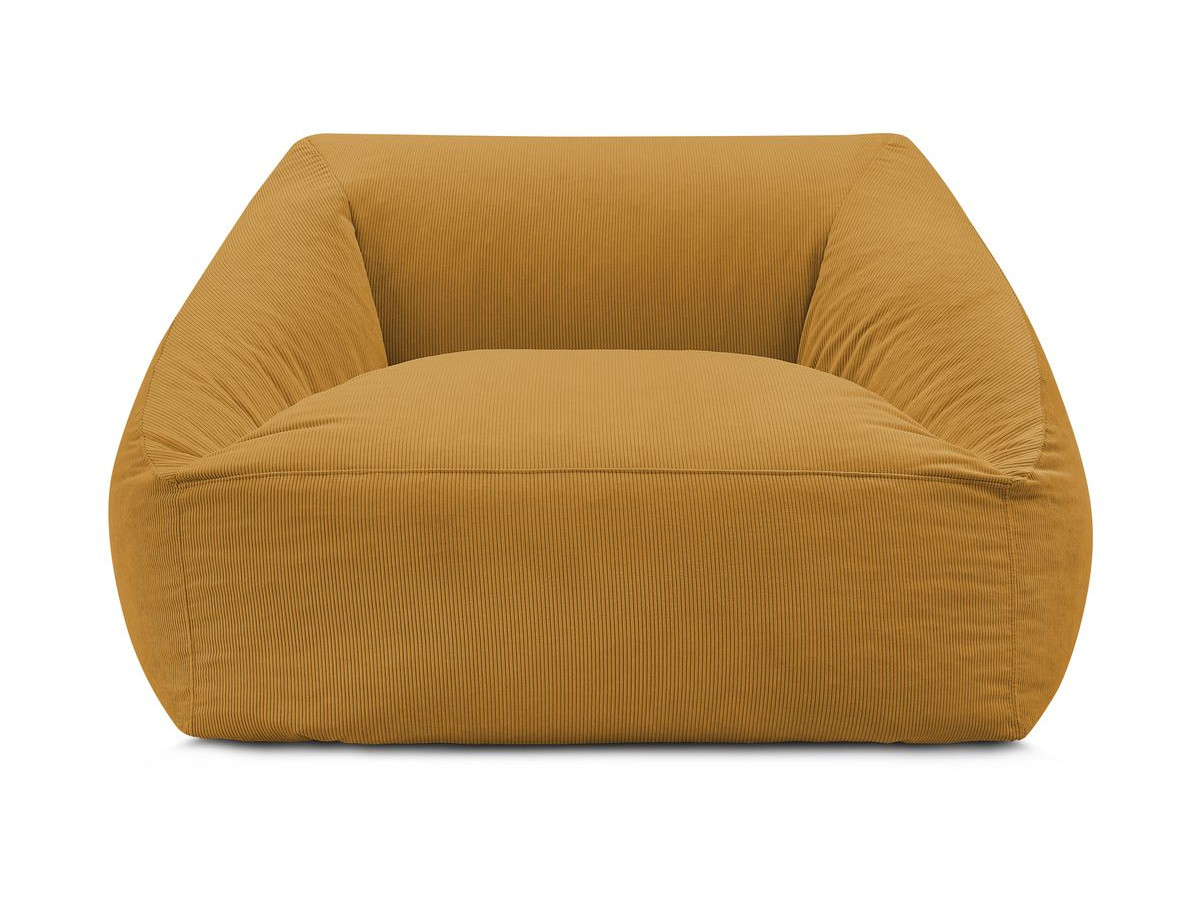 Pouf ultra moelleux LILIBET velours côtelé